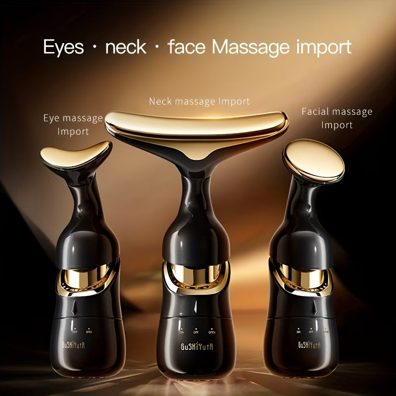 ED Photon Therapy Facial Massager Black