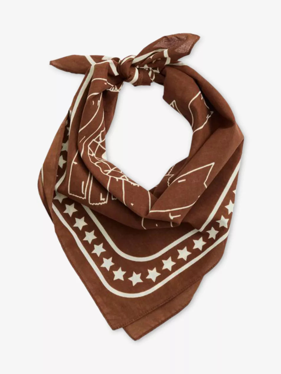 HAY x Holly Golightly Printed Cotton Dog Scarf
