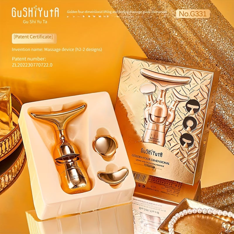 ED Photon Therapy Facial Massager Gold